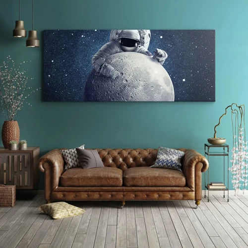 Canvas picture - Space Joker - 140x50 cm