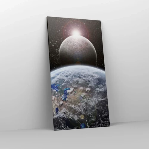 Canvas picture - Space Landscape - Sunrise - 65x120 cm