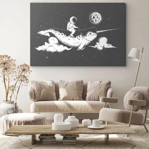 Canvas picture - Space Rider - 70x50 cm