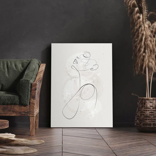 Canvas picture - Spiral of Beauty - 55x100 cm