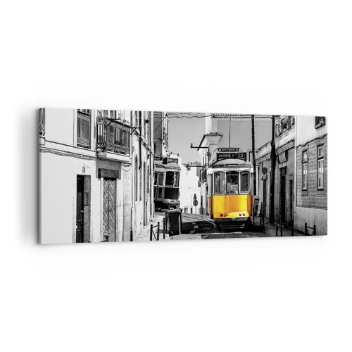 Canvas picture - Spirit of Lisbon - 100x40 cm