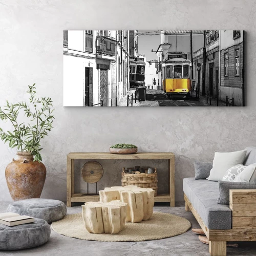 Canvas picture - Spirit of Lisbon - 100x40 cm