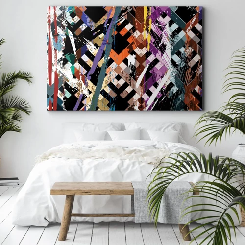 Canvas picture - Squared - 70x50 cm