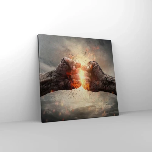 Canvas picture - Stand Up and Fight - 40x40 cm