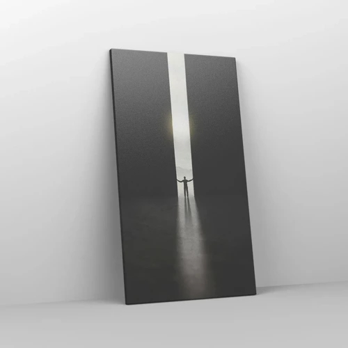 Canvas picture - Step to Bright Future - 45x80 cm