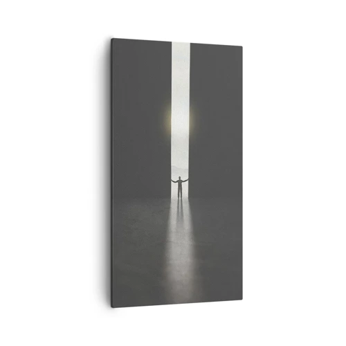 Canvas picture - Step to Bright Future - 55x100 cm