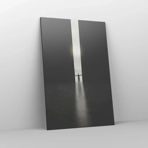 Canvas picture - Step to Bright Future - 80x120 cm