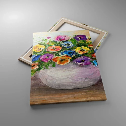 Canvas picture - Still Life with White Vase - 50x70 cm