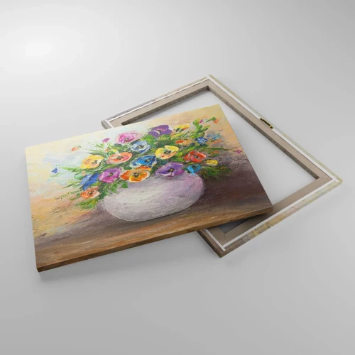 Canvas picture - Still Life with White Vase - 70x50 cm