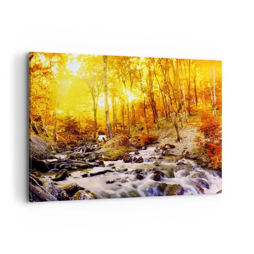 Canvas picture - Stones Set in Gold and Platinum - 100x70 cm