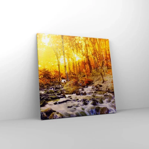 Canvas picture - Stones Set in Gold and Platinum - 60x60 cm