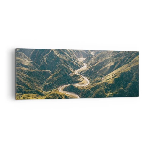 Canvas picture - Straight from the Heart of the Mountains - 140x50 cm