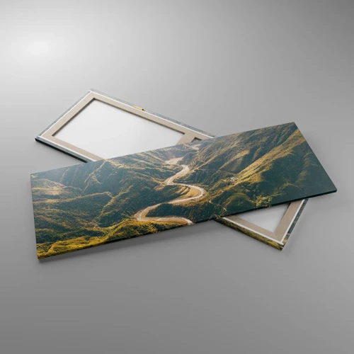 Canvas picture - Straight from the Heart of the Mountains - 140x50 cm