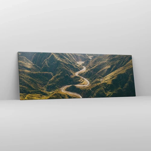 Canvas picture - Straight from the Heart of the Mountains - 140x50 cm