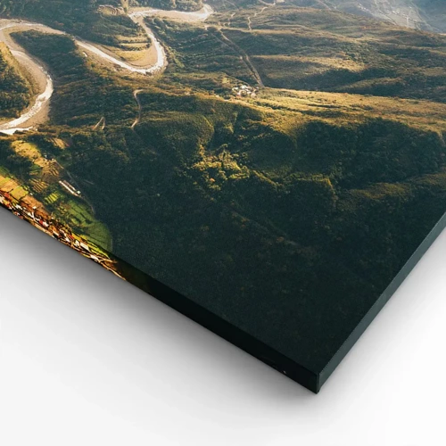 Canvas picture - Straight from the Heart of the Mountains - 140x50 cm