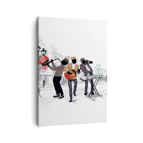 Canvas picture - Street Music - 50x70 cm