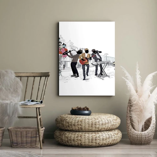 Canvas picture - Street Music - 50x70 cm