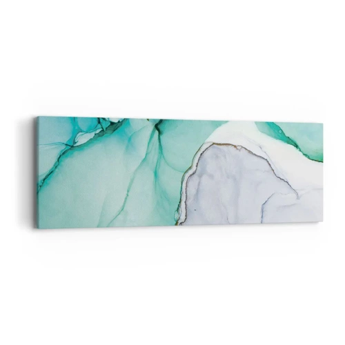 Canvas picture - Study in Turquoise - 90x30 cm