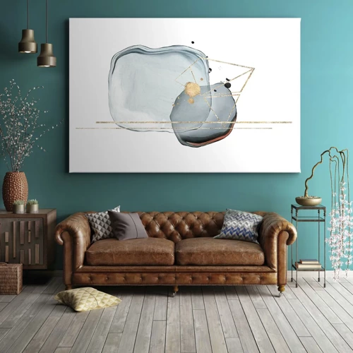 Canvas picture - Study of a Raindrop - 100x70 cm