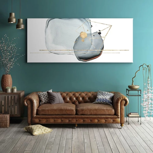 Canvas picture - Study of a Raindrop - 120x50 cm