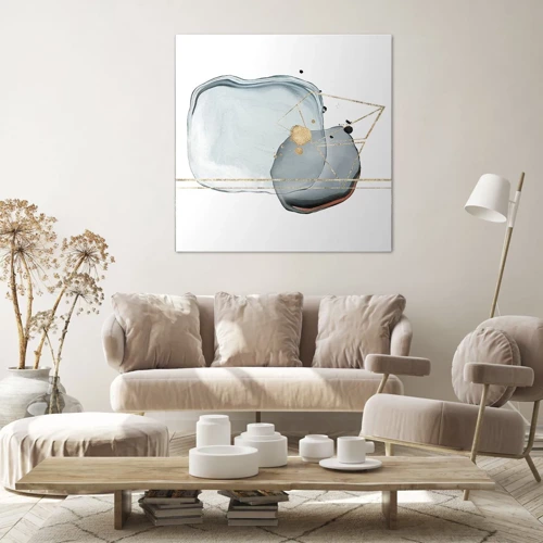 Canvas picture - Study of a Raindrop - 60x60 cm