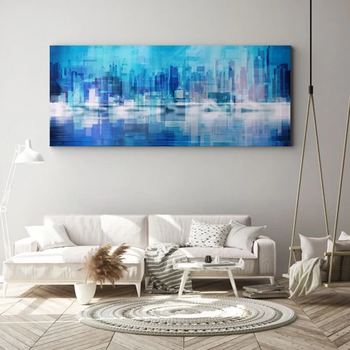 Canvas picture - Sunk in Blue - 120x50 cm