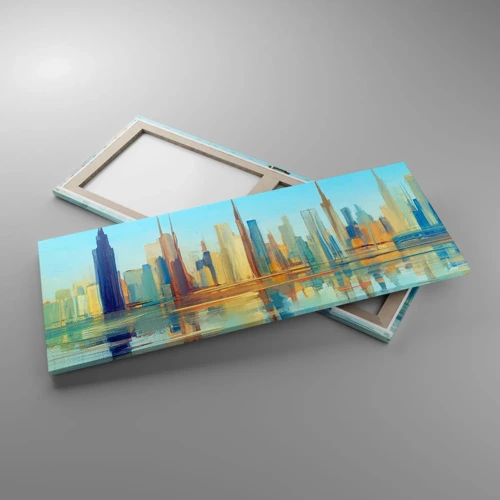 Canvas picture - Sunny Metropolis - 100x40 cm
