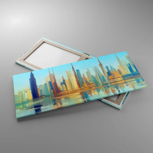 Canvas picture - Sunny Metropolis - 120x50 cm