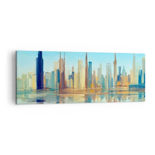 Canvas picture - Sunny Metropolis - 140x50 cm