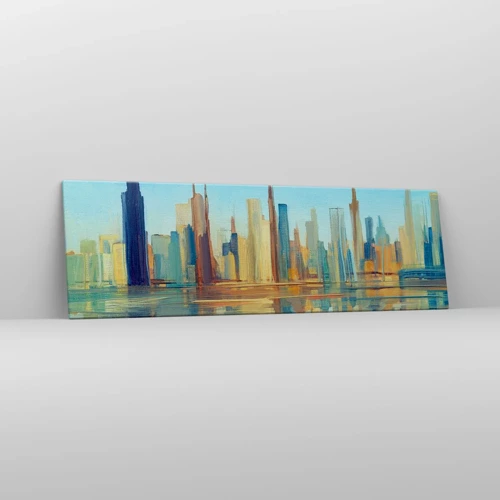 Canvas picture - Sunny Metropolis - 160x50 cm