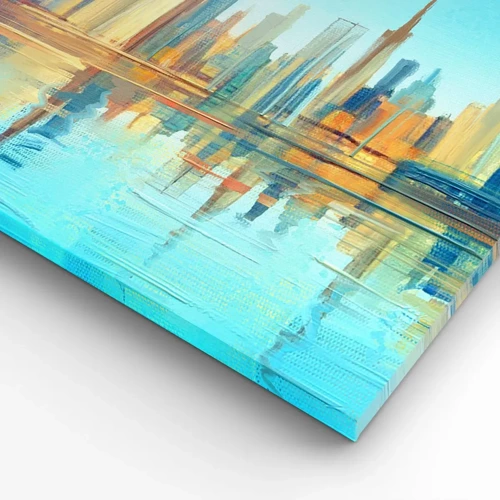 Canvas picture - Sunny Metropolis - 160x50 cm