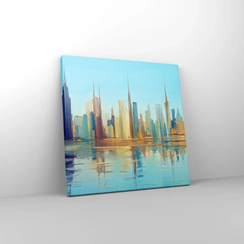 Canvas picture - Sunny Metropolis - 30x30 cm