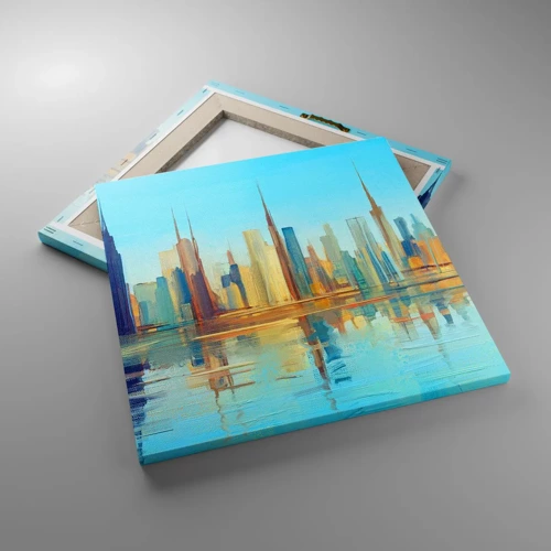 Canvas picture - Sunny Metropolis - 40x40 cm