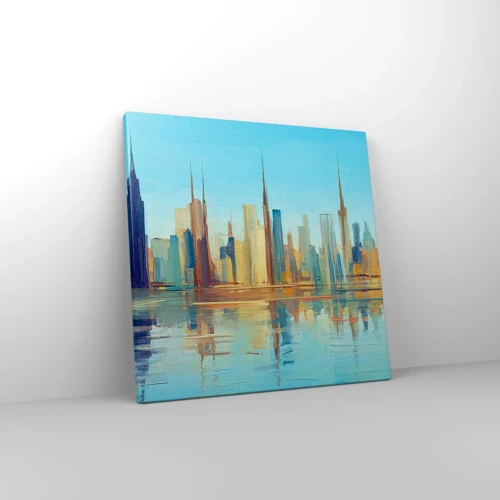 Canvas picture - Sunny Metropolis - 40x40 cm