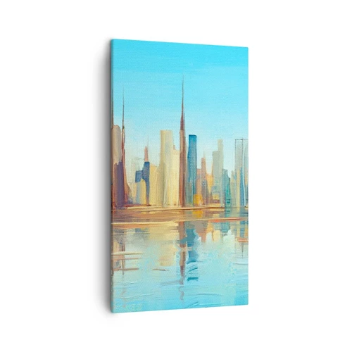 Canvas picture - Sunny Metropolis - 45x80 cm