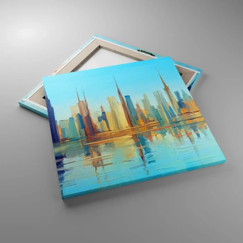 Canvas picture - Sunny Metropolis - 50x50 cm