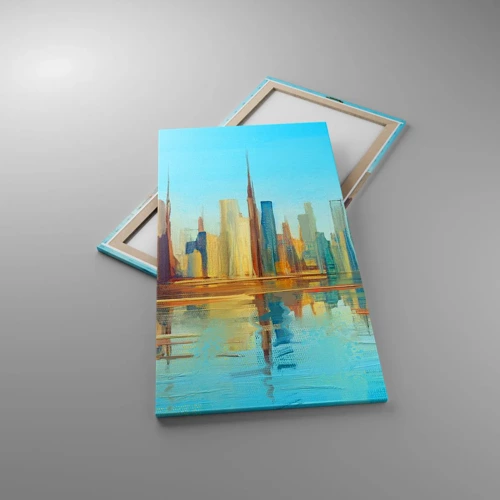 Canvas picture - Sunny Metropolis - 65x120 cm