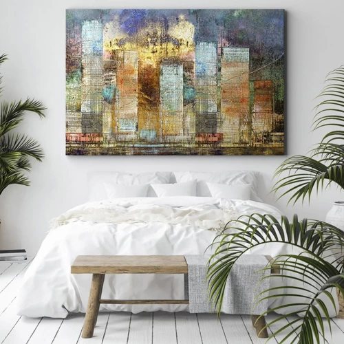 Canvas picture - Sunny Metropolis - 70x50 cm