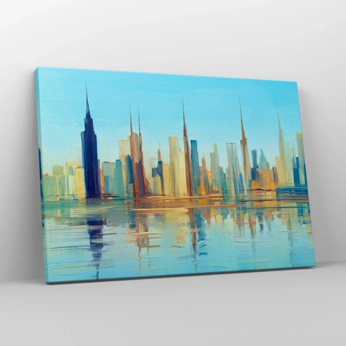 Canvas picture - Sunny Metropolis - 70x50 cm