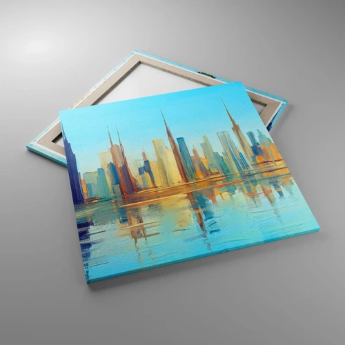 Canvas picture - Sunny Metropolis - 70x70 cm
