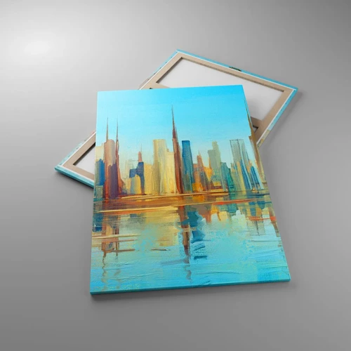 Canvas picture - Sunny Metropolis - 80x120 cm