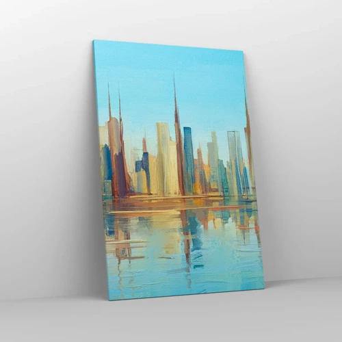 Canvas picture - Sunny Metropolis - 80x120 cm