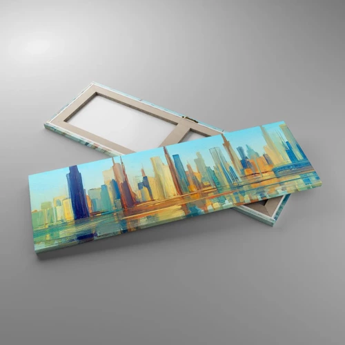 Canvas picture - Sunny Metropolis - 90x30 cm