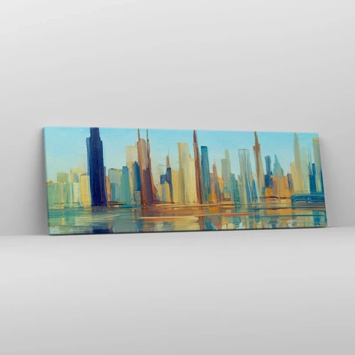 Canvas picture - Sunny Metropolis - 90x30 cm