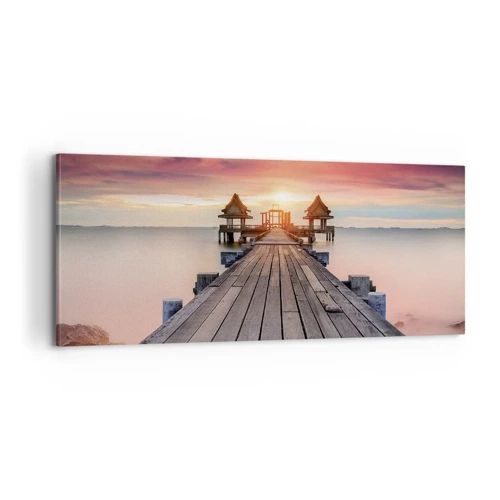 Canvas picture - Sunset on the East - 100x40 cm