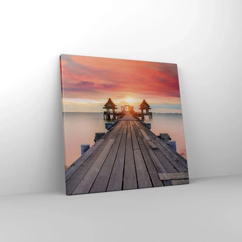 Canvas picture - Sunset on the East - 40x40 cm