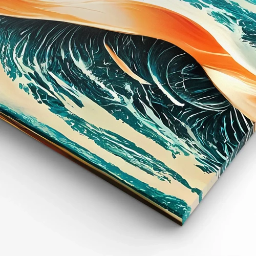Canvas picture - Surfer's Dream - 100x40 cm