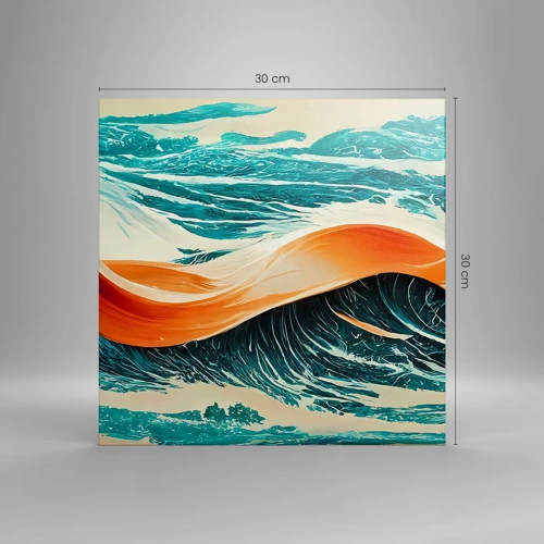 Canvas picture - Surfer's Dream - 30x30 cm