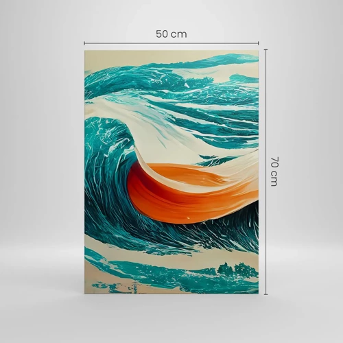 Canvas picture - Surfer's Dream - 50x70 cm