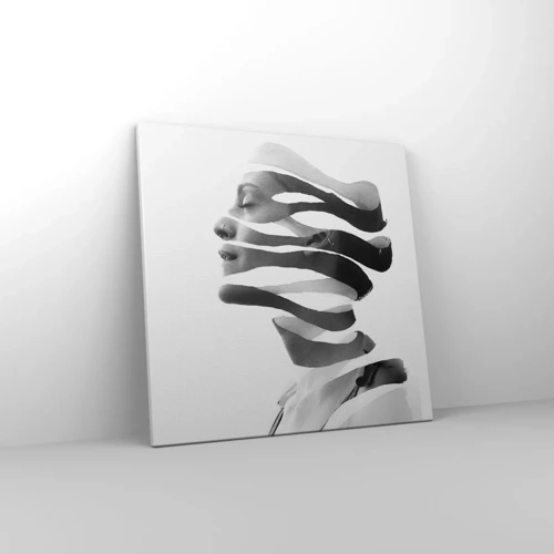 Canvas picture - Surrealistic Portrait - 50x50 cm